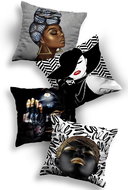 TEXTILOMANIE Set of 4 pillowcases Arlen 43 × 43 cm - Pillowcase
