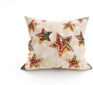 TEXTILOMANIE Christmas pillowcase 40 × 40 cm Stars - Pillowcase