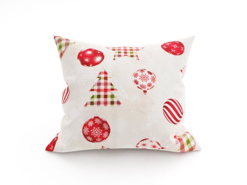 TEXTILOMANIE Christmas pillowcase 40 × 40 cm Retro - Pillowcase - Main image