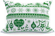 TEXTILOMANIE Pillowcase Christmas green 50 × 70 cm - Pillowcase
