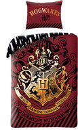 TEXTILOMANIA Children's bed linen Harry Potter Hogwarts burgundy - Bed Linen