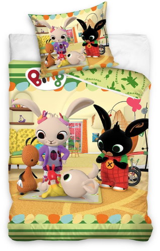 TEXTILOMANIA Children's bed linen Bing family beige - Bed Linen - Main image
