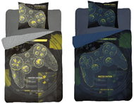 TEXTILOMANIA Luminous bed linen Gamer yellow - Bed Linen