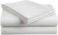 Webhiddenbrand bavlnená plachta na posteľ biela 140 × 240 cm - Plachta na posteľ