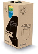 Prosperplast Waste bin COMPACTA Q SORT set, volume 3×12 l - Rubbish Bin