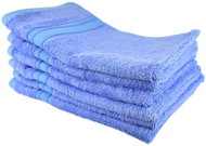 DOMMIO Bamboo hand towel set 6 pcs 30 × 50 cm, blue - Towel Set
