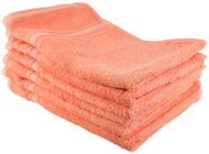 DOMMIO Bamboo hand towel set 6 pcs 30 × 50 cm, salmon - Towel Set
