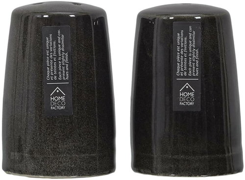 FERNITY Salt and pepper shaker set, black - Spice Container Set - Main image