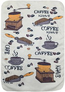 4sleep Mikrovláknová utěrka 40 × 60 cm Coffee kahve - Kuchyňská utěrka