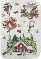 4sleep Microfiber towel 40 × 60 cm Christmas house - Kitchen Towel