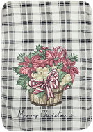 4sleep Microfiber towel 40 × 60 cm Christmas grey - Kitchen Towel