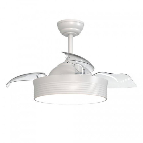 Sulion 1694574 Bombay S, ceiling fan with light, transparent - Fan - Main image
