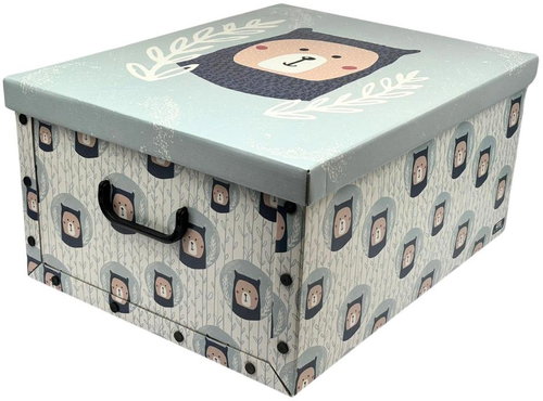 Domopak with lid and handles, Bear - Storage Box - Main image
