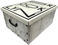 Domopak with lid and handles, Inscriptions - Storage Box