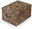 Domopak with lid and handles, FOREST brown