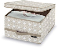 Domopak with lid and handle ELLA beige, L - Storage Box