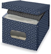 Domopak with lid Metrik dark blue, XL - Storage Box