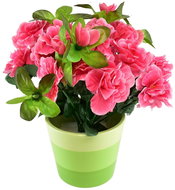 DOMMIO Azalea in ceramic pot 25 × 25 cm pink - Artificial Flower