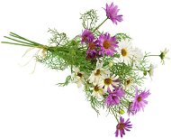DOMMIO Luční kvítí kopretiny 70 cm světle fialové - Umělá květina