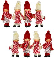 DOMMIO Knitted dolls with legs 10 cm, 4 pcs in box, set of 2 - Christmas Ornaments