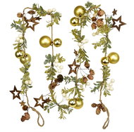 DOMMIO Garland - Christmas, gold, 150 cm - Garland