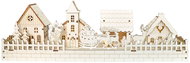 DOMMIO LED village light, 2 × AA, 12 × 40 cm - Christmas Decoration
