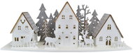 DOMMIO Village 3 LED houses, 2 × AA, 15,8 × 44 cm - Christmas Decoration