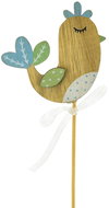 DOMMIO Wooden bird, blue - Easter Decoration