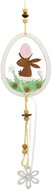 DOMMIO Velikonoční dekorace závěsná - Vajíčko se zajíčkem - Easter Decoration