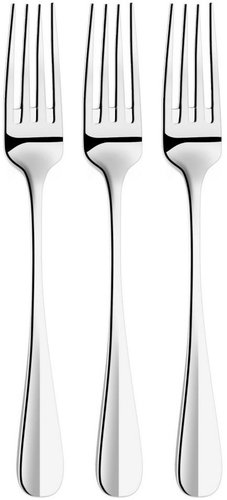 DuraHome Desszertvilla CAPRI 3 darab, ezüst - Evőeszközkészlet - Fő fotó