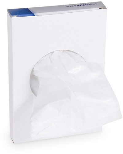 Wimex hygienic bag HDPE, 8+6 × 25 cm, white - 30 pcs - Food Storage Bags - Main image