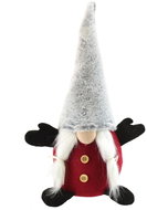Dommio Skřítek holka červený 37 cm - Vánoční dekorace