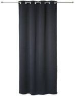 ATMOSPHERA Eyelet curtain 140 × 260 cm, dark grey - Drape