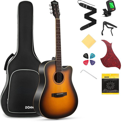 Donner DAG-1CS - Sunburst - Acoustic Guitar - Main image