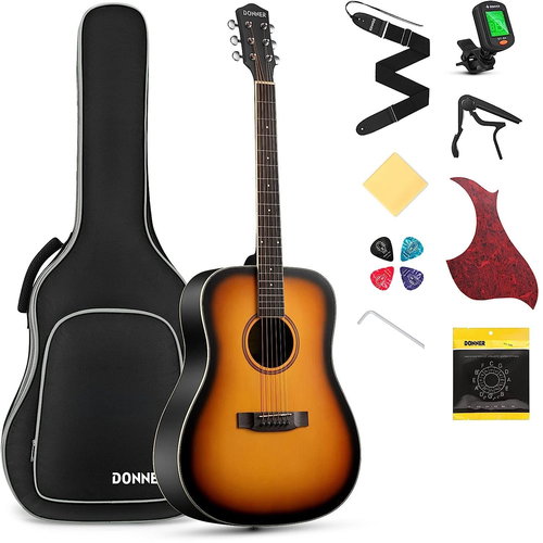 Donner DAG-1S - Sunburst - Acoustic Guitar - Main image
