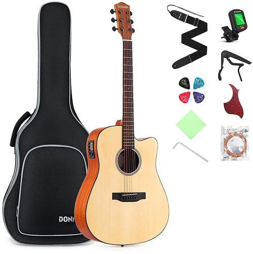 Donner DAG-1CE - Natural - Acoustic-Electric Guitar - Main image