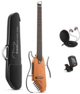 Donner HUSH-I - Mahogany Natural - Elektroakustische Gitarre