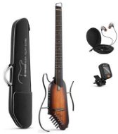 Donner HUSH-I - Mahagoni Sunburst - Elektroakustische Gitarre