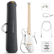 Donner HUSH-I PRO - White - Acoustic-Electric Guitar