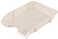 DONAU Solid A4 nerozbitný, plastový, bílý perleťový - Paper Tray