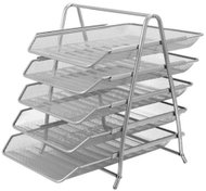 Junior paper Wire rack with 5 drawers silver - Paper Tray