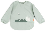 DONE BY DEER Croco long-sleeved pocket bib, green - Bib
