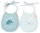 Elphee pocket bibs, blue, 2pcs