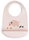 Silicone bib Pigee, pink