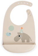 DONE BY DEER Celebration silicone bib, sand - Bib