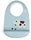 Dotti silicone bib, blue