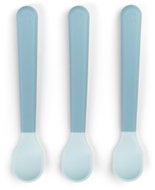 DONE BY DEER Easy-grip Foodie children's spoons, blue, 3 pcs - Spoon set