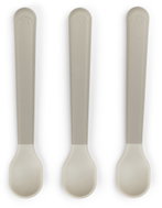 DONE BY DEER Easy-grip Foodie children's spoons, sand, 3 pcs - Spoon set