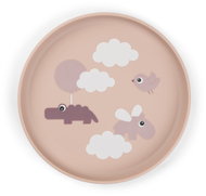 DONE BY DEER Foodie Happy clouds plate, pink - Children's Plate