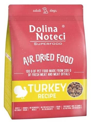 DOLINA NOTECI SUPERFOOD Air Dried with turkey 1kg dry dog food - Dog Kibble - Main image